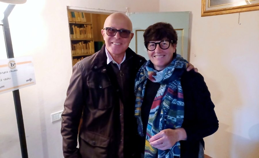 Da sinistra il sindaco Marco Bottino e Patrizia Carpini
